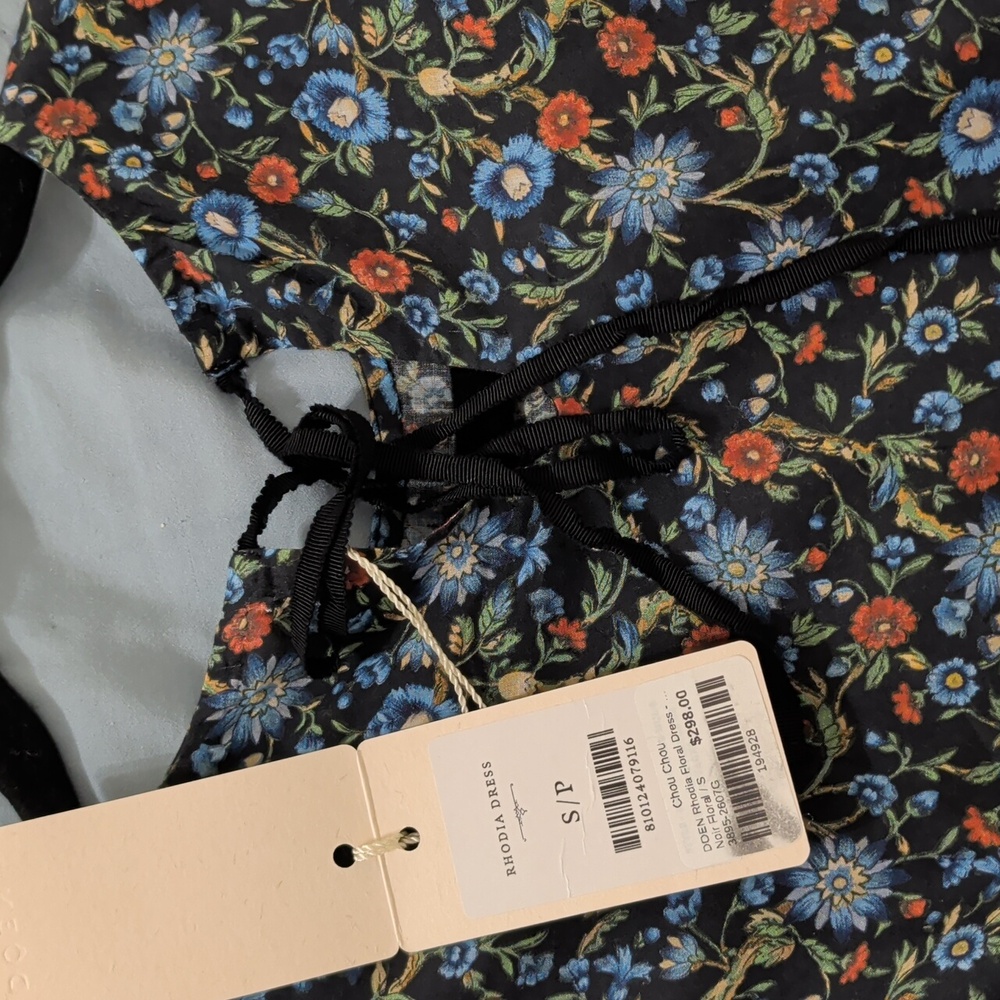 NWT Doen Rhodia Dress In Noir Prairie de Montagne - Picture 8 of 10